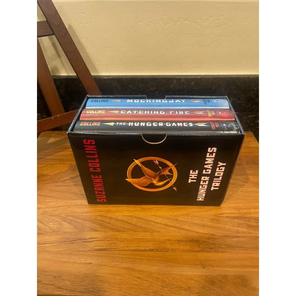 Hardcover Hunger Games Trilogy Series- 3 Books By Suzanne Collins